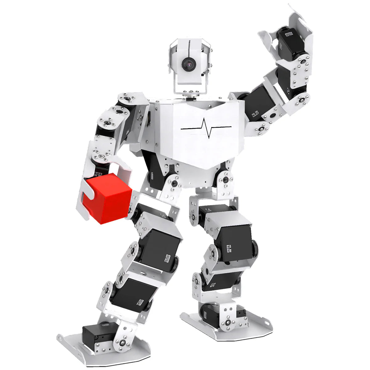 Hiwonder Hiwonder TonyPi Pro AI Humanoid Robot with Raspberry Pi 5 – Integrated Multimodal AI Model (ChatGPT), AI Vision Tracking, Voice Interaction, and Hand-Eye Coordination
