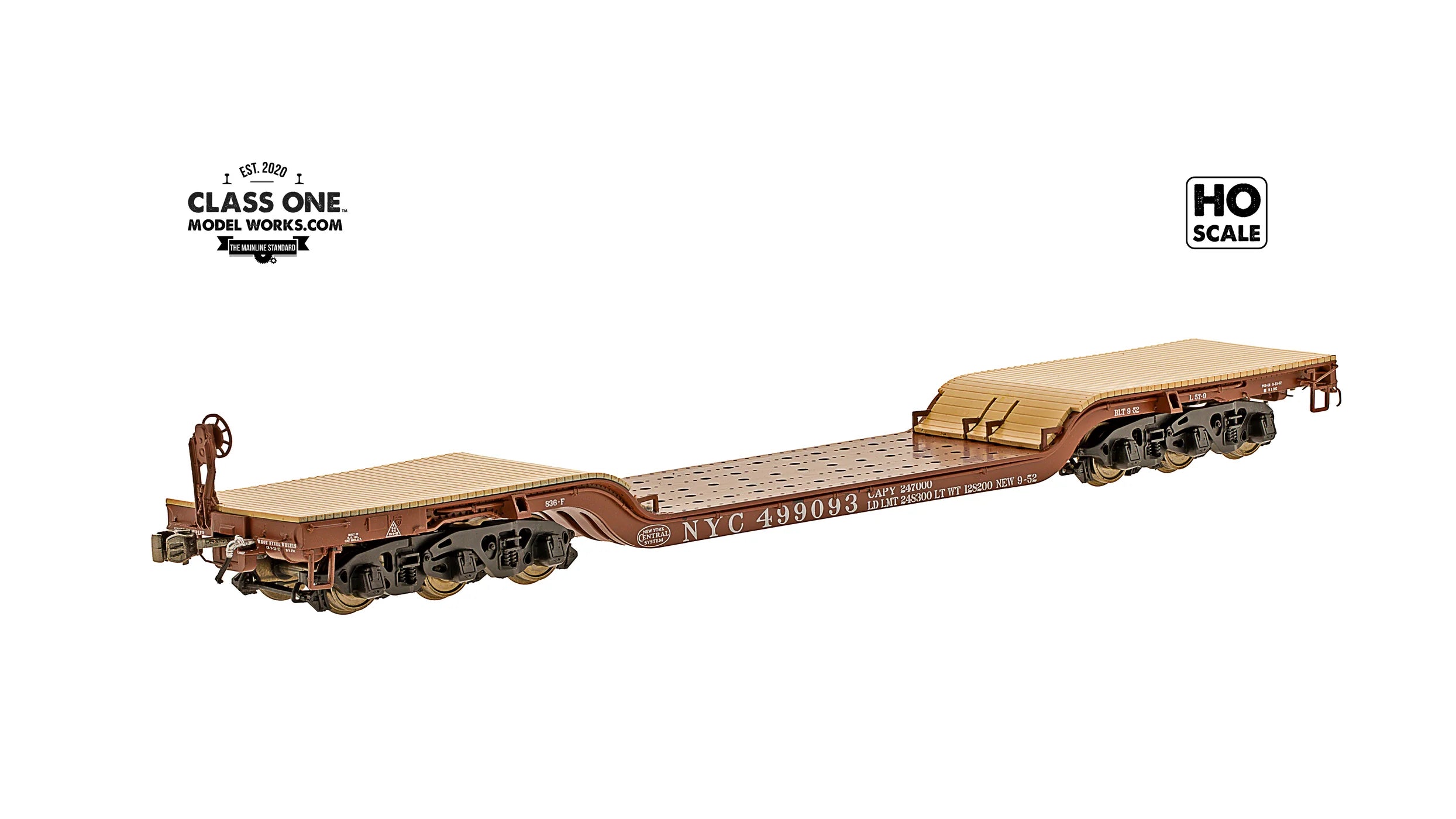 GSC Heavy Duty Flatcar - New York Central - Run 2